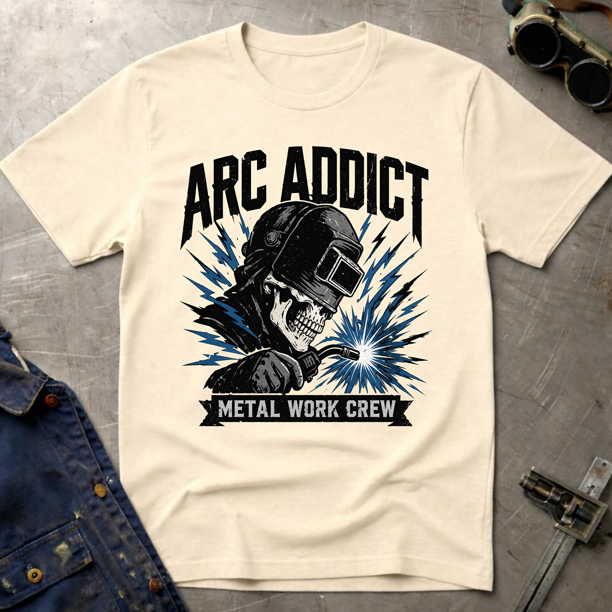 The Dark-Skull Collection: Arc Addict Metal Work Crew Ed.2 T-Shirt