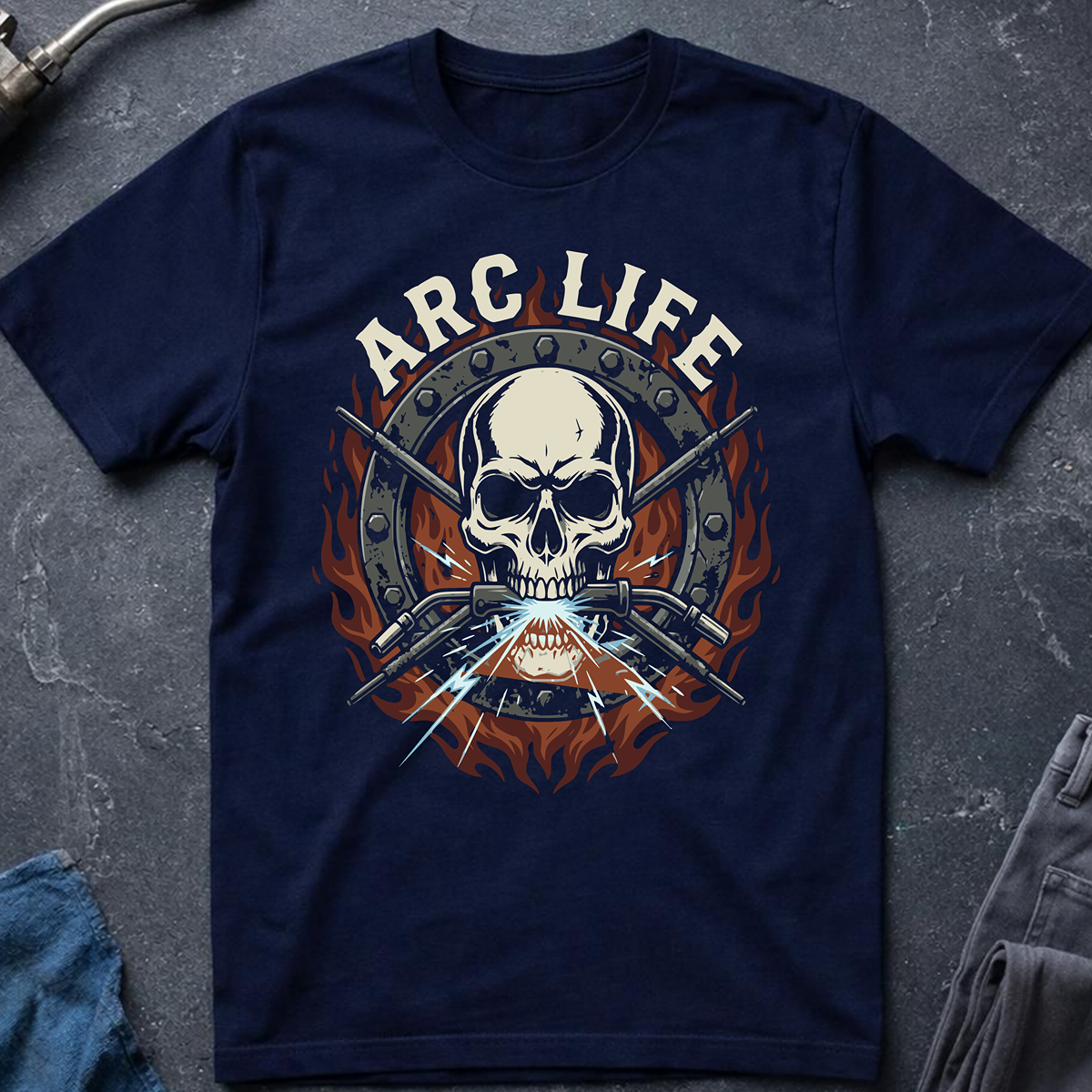 The Dark-Skull Collection: Arc Life T-Shirt