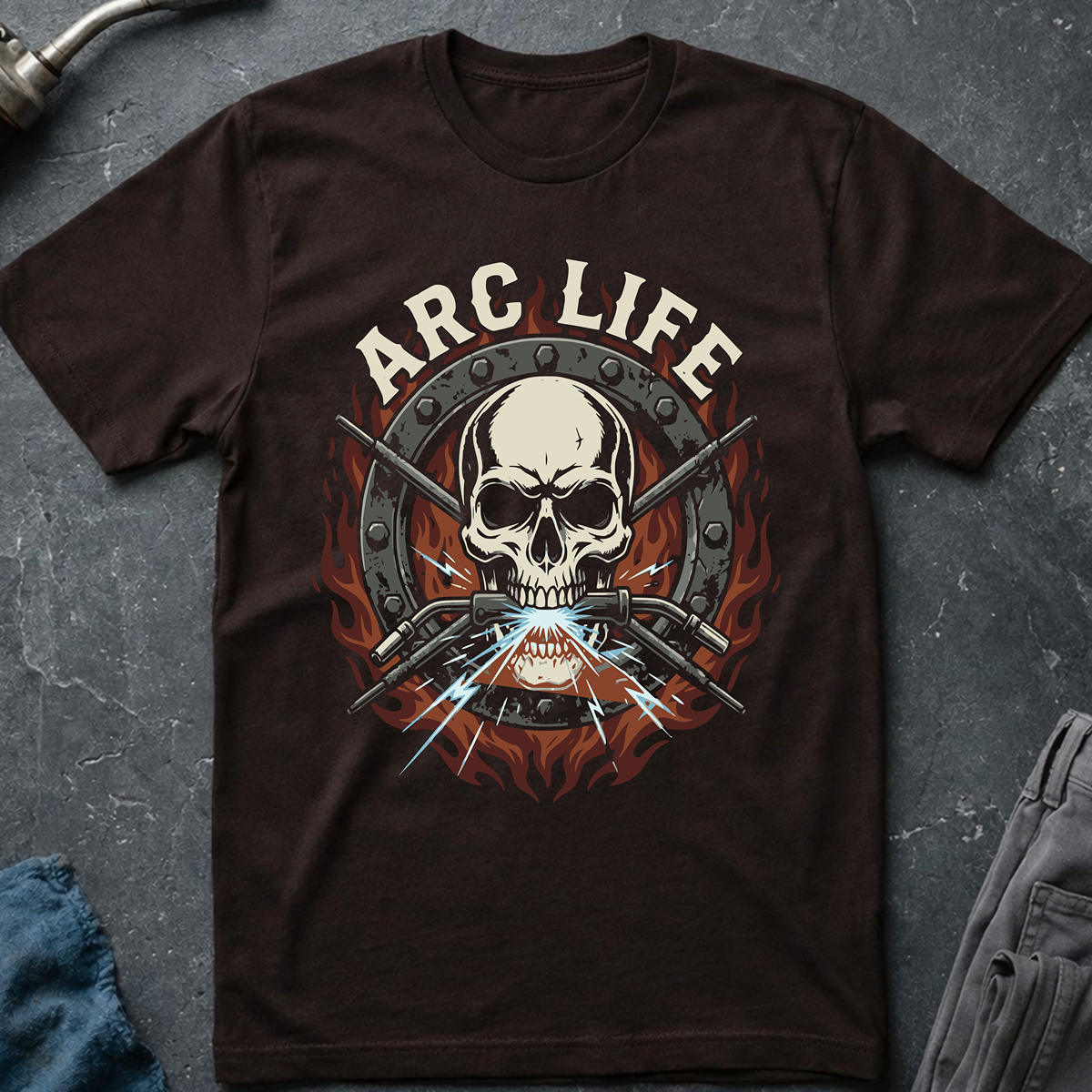 The Dark-Skull Collection: Arc Life T-Shirt