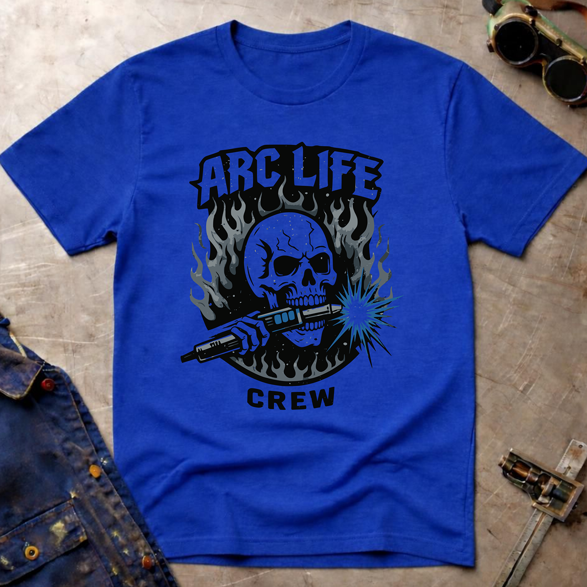 The Dark-Skull Collection: Arc Life Crew T-Shirt