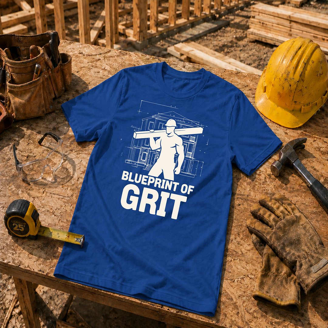 Blueprint Of Grit T-Shirt