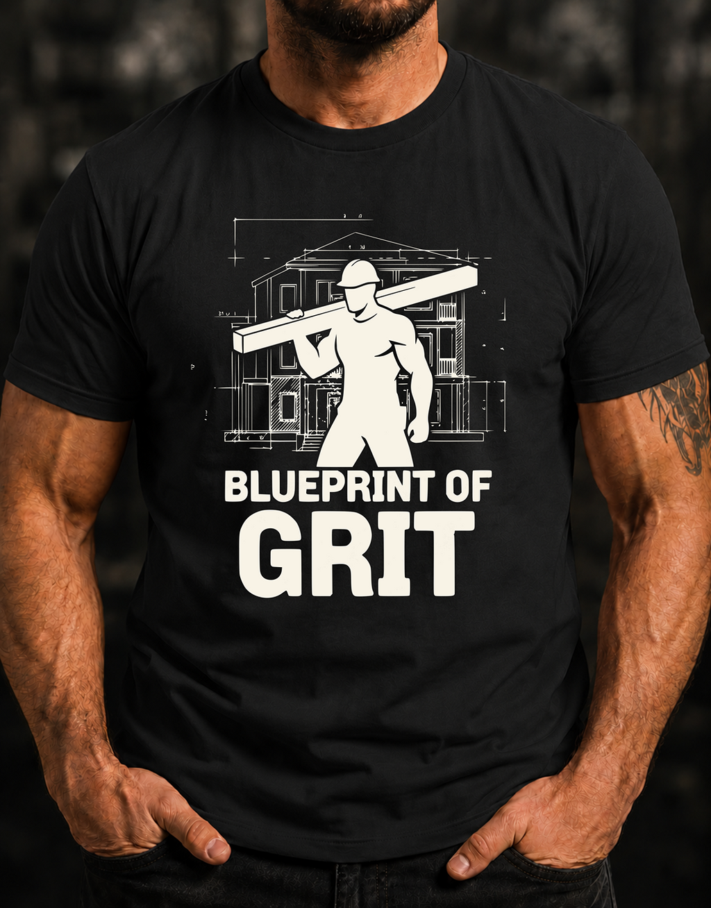 Blueprint Of Grit T-Shirt