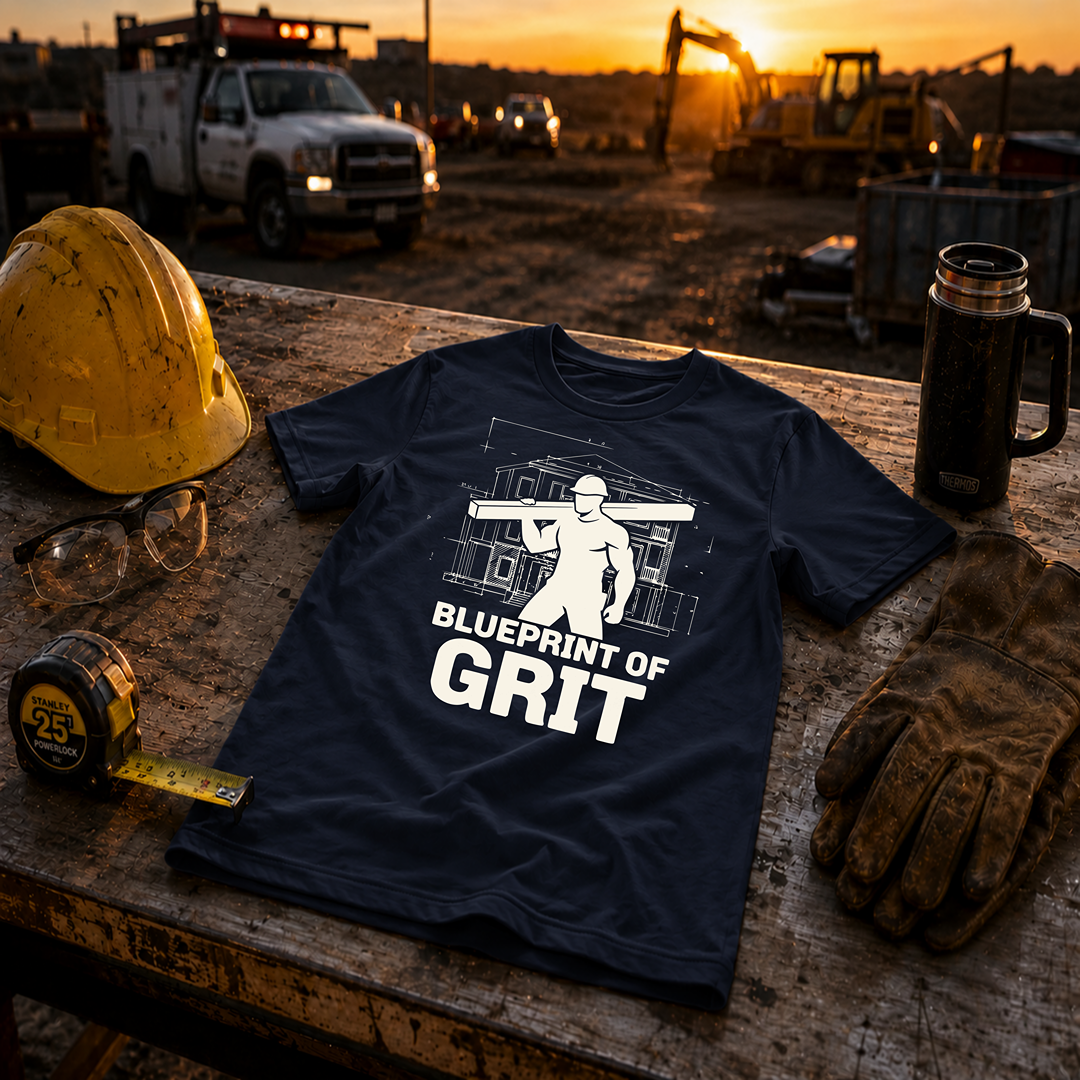 Blueprint Of Grit T-Shirt