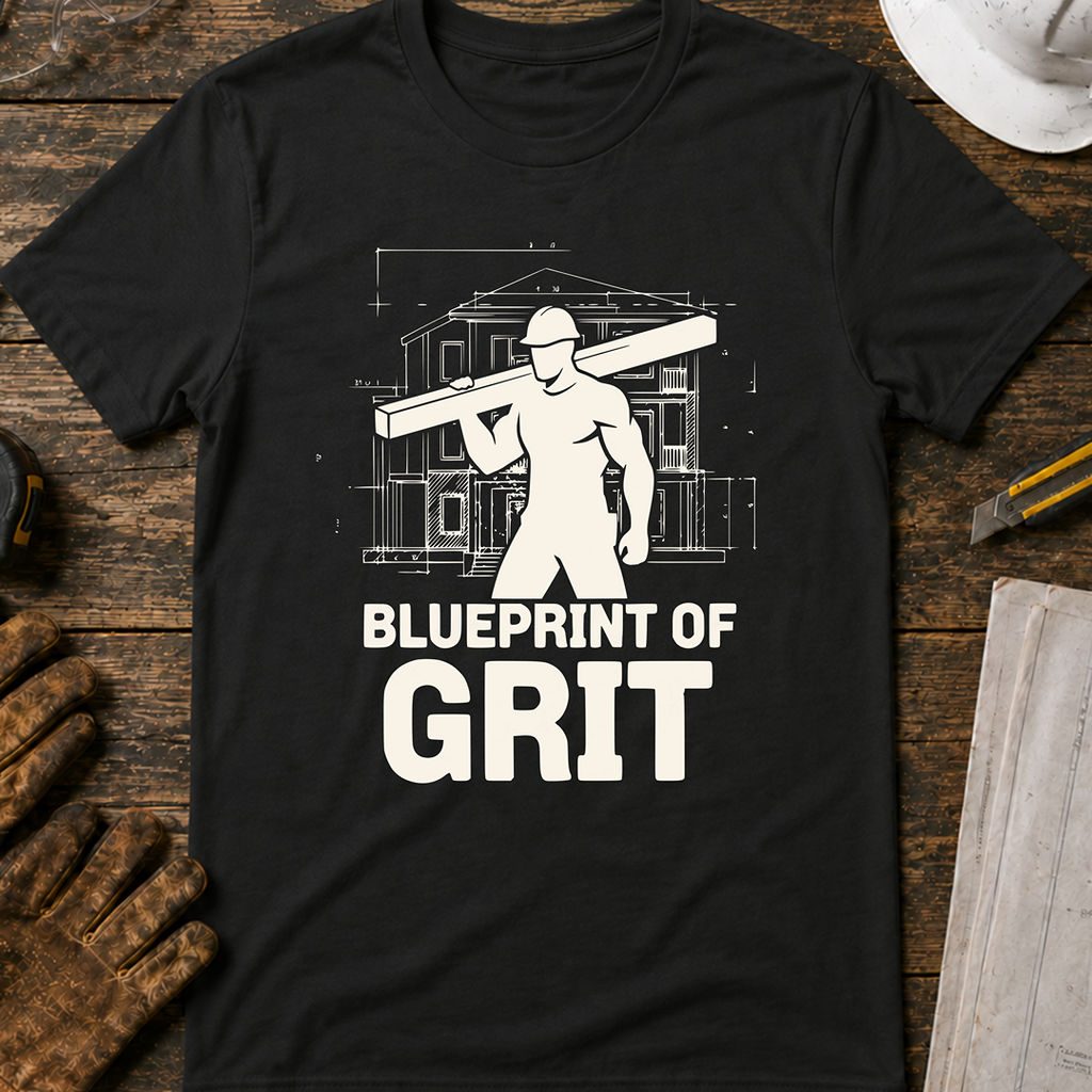 Blueprint Of Grit T-Shirt