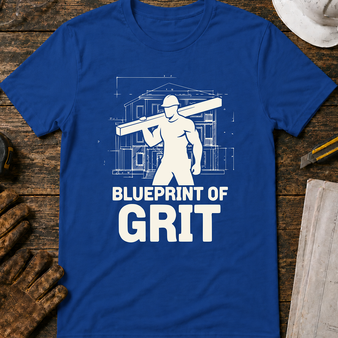 Blueprint Of Grit T-Shirt