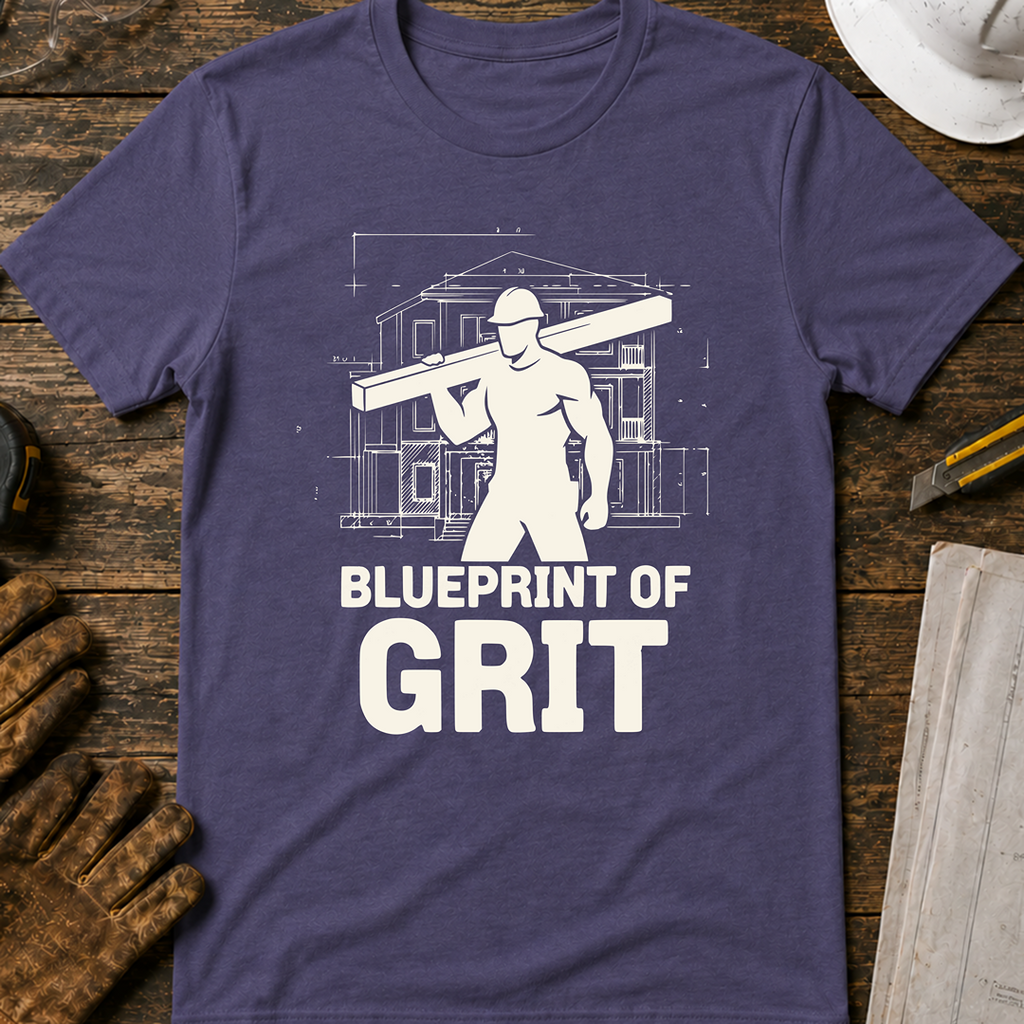 Blueprint Of Grit T-Shirt