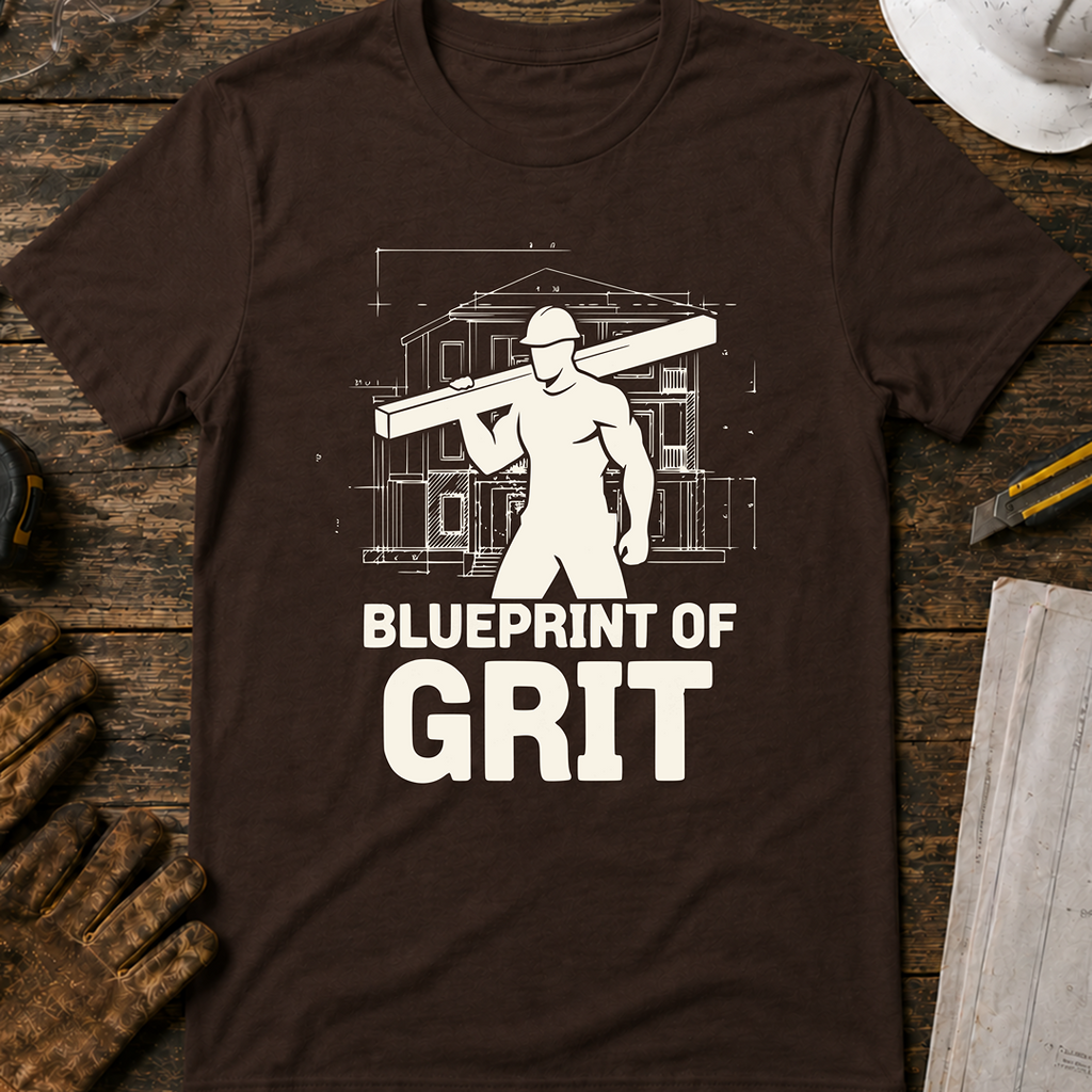 Blueprint Of Grit T-Shirt