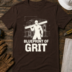 Blueprint Of Grit T-Shirt