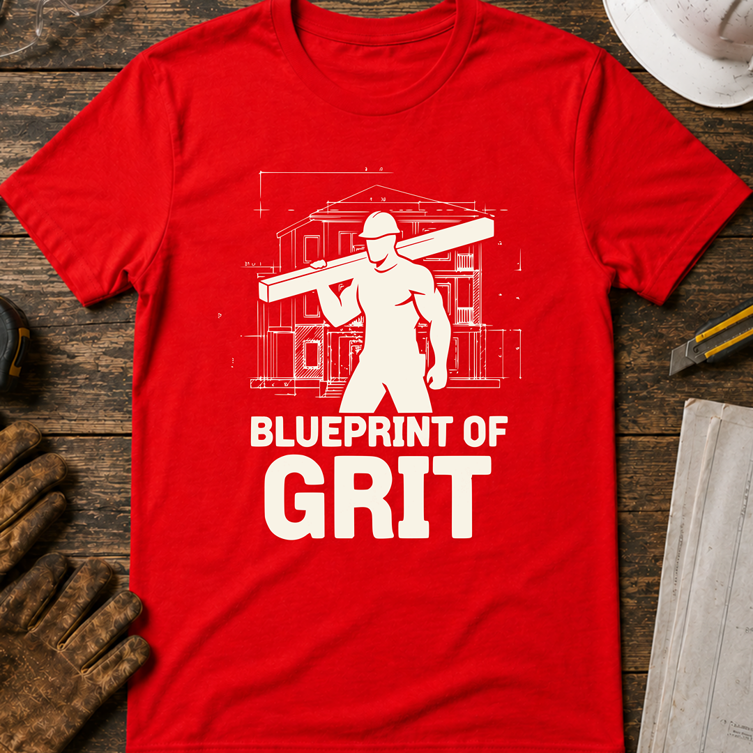 Blueprint Of Grit T-Shirt