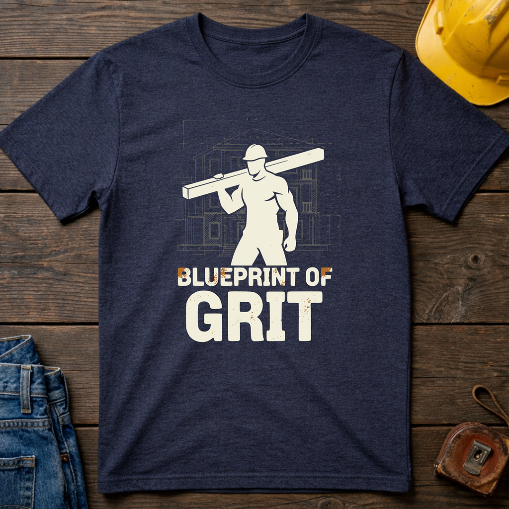 Blueprint Of Grit T-Shirt