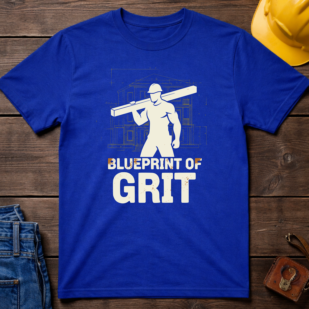 Blueprint Of Grit T-Shirt