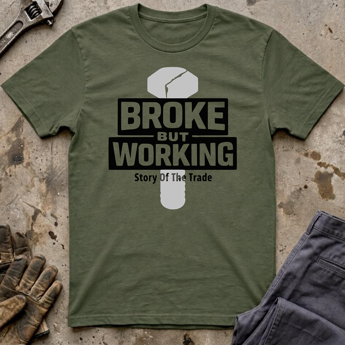 Broke But Working T-Shirt