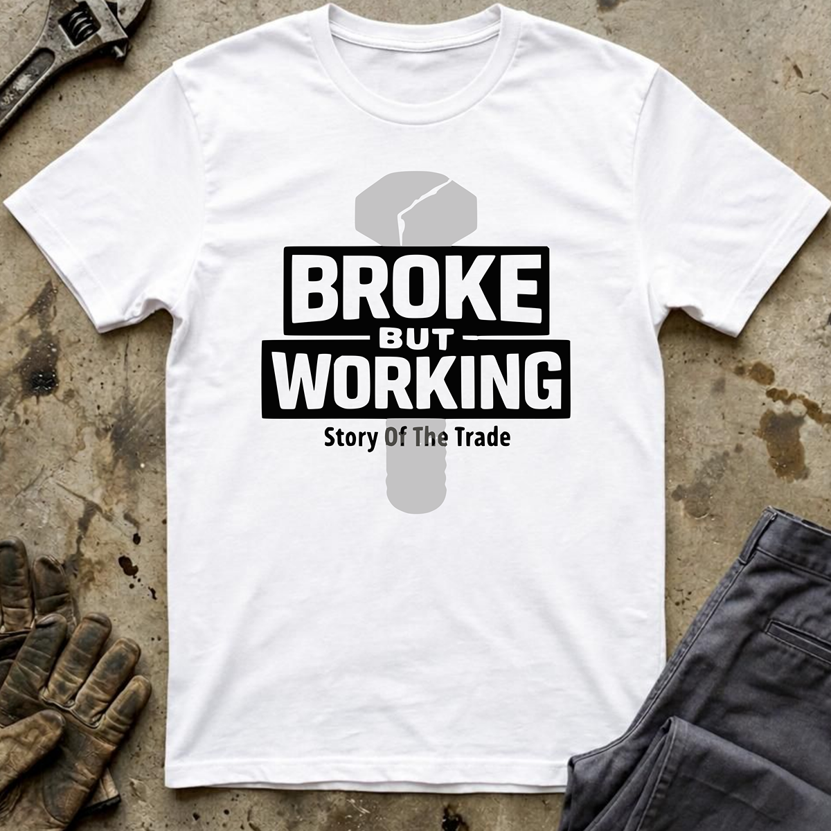 Broke But Working T-Shirt