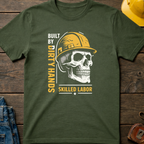 The Dark-Skull Collection: Built by Dirty Hands T-Shirt