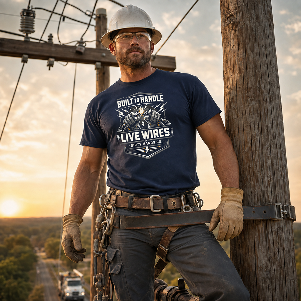 Built To Handle Live Wires T-Shirt