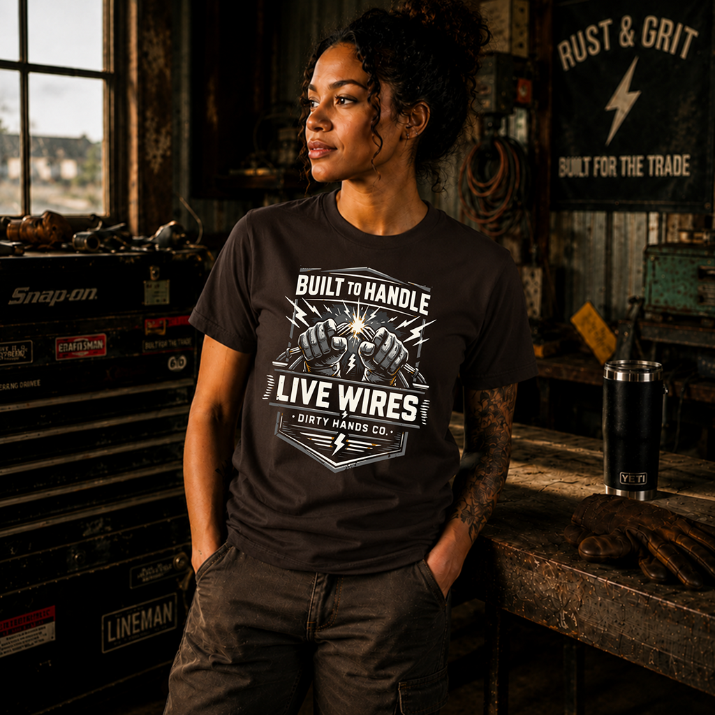 Built To Handle Live Wires T-Shirt