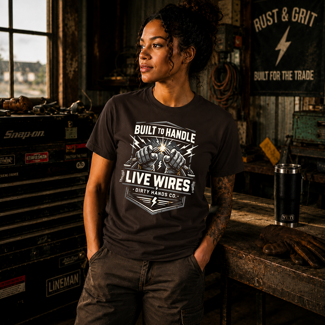 Built To Handle Live Wires T-Shirt