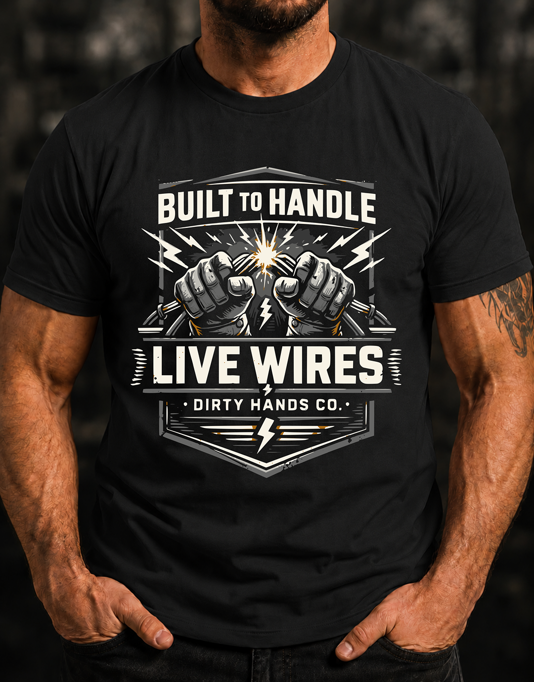 Built To Handle Live Wires T-Shirt