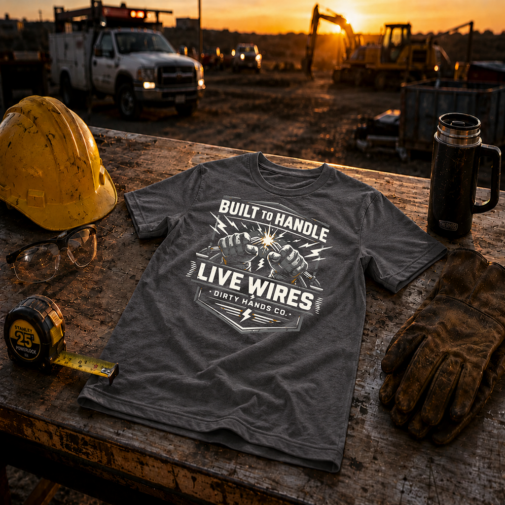 Built To Handle Live Wires T-Shirt