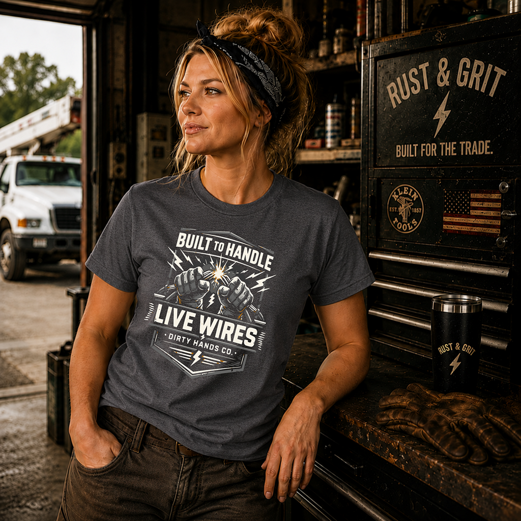 Built To Handle Live Wires T-Shirt