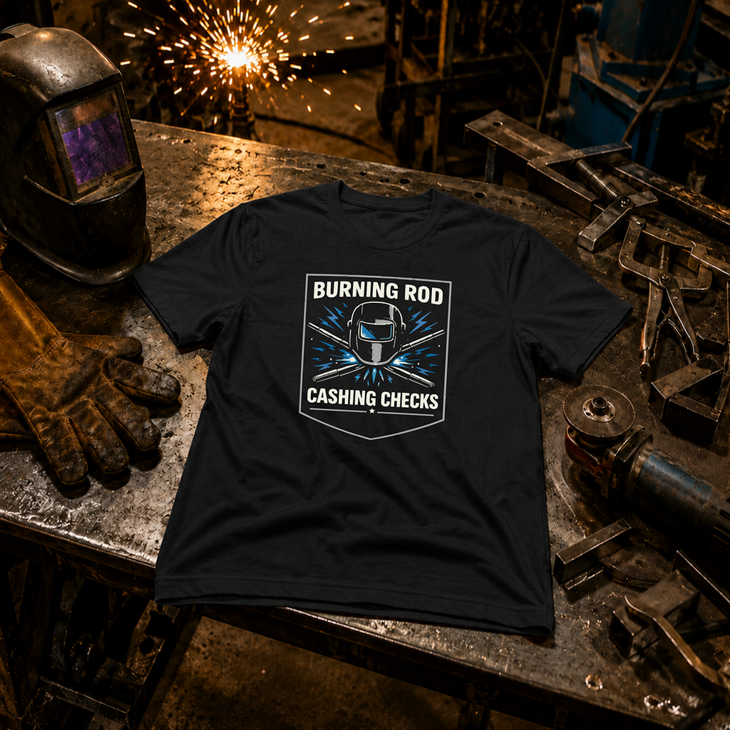 Burning Rod Cashing Checks T-Shirt