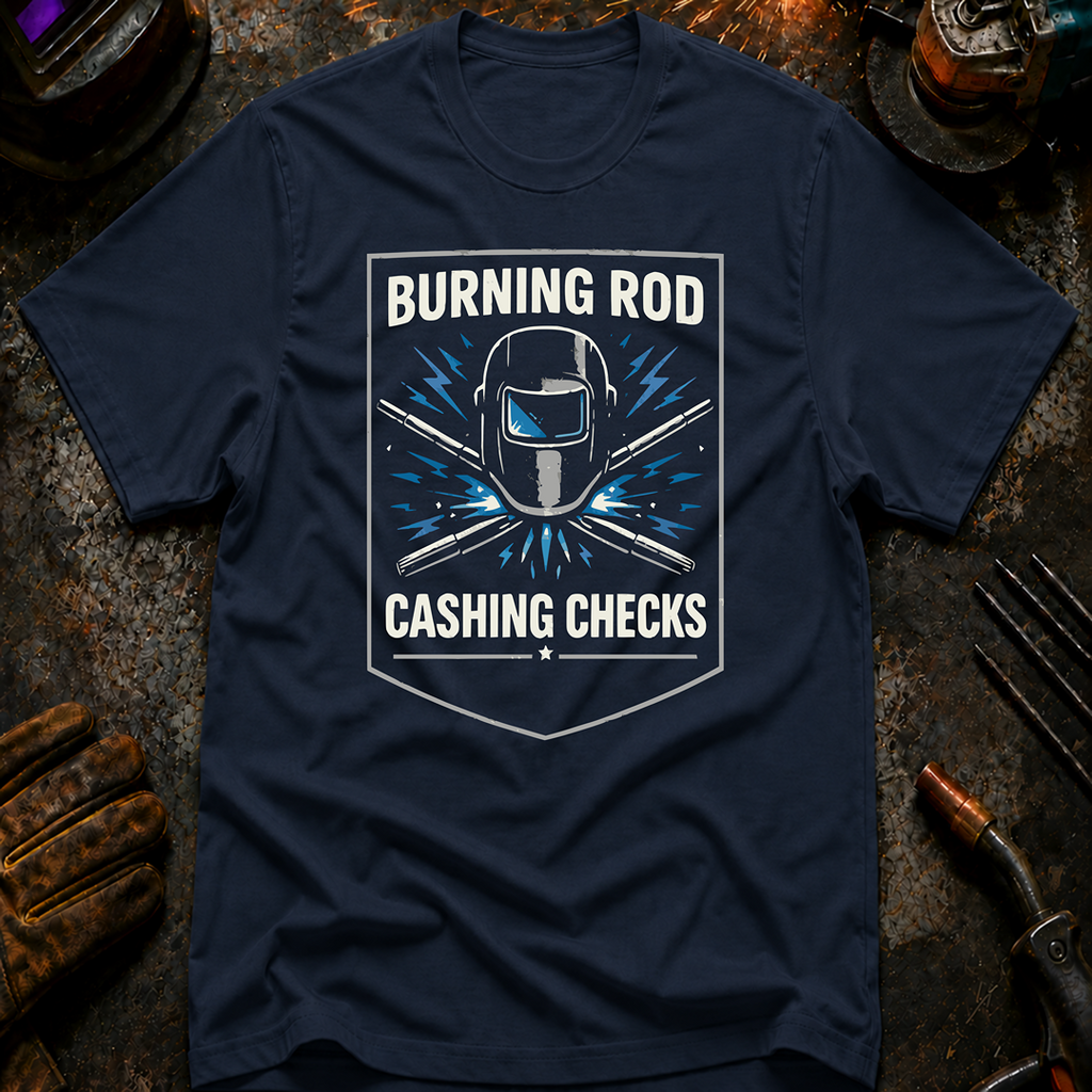 Burning Rod Cashing Checks T-Shirt