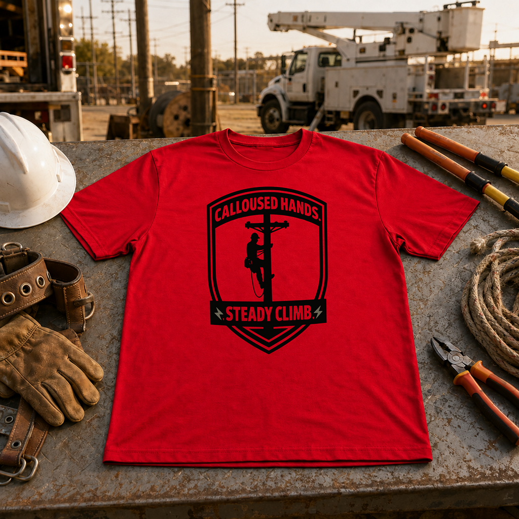 Calloused Hands Steady Climb T-Shirt