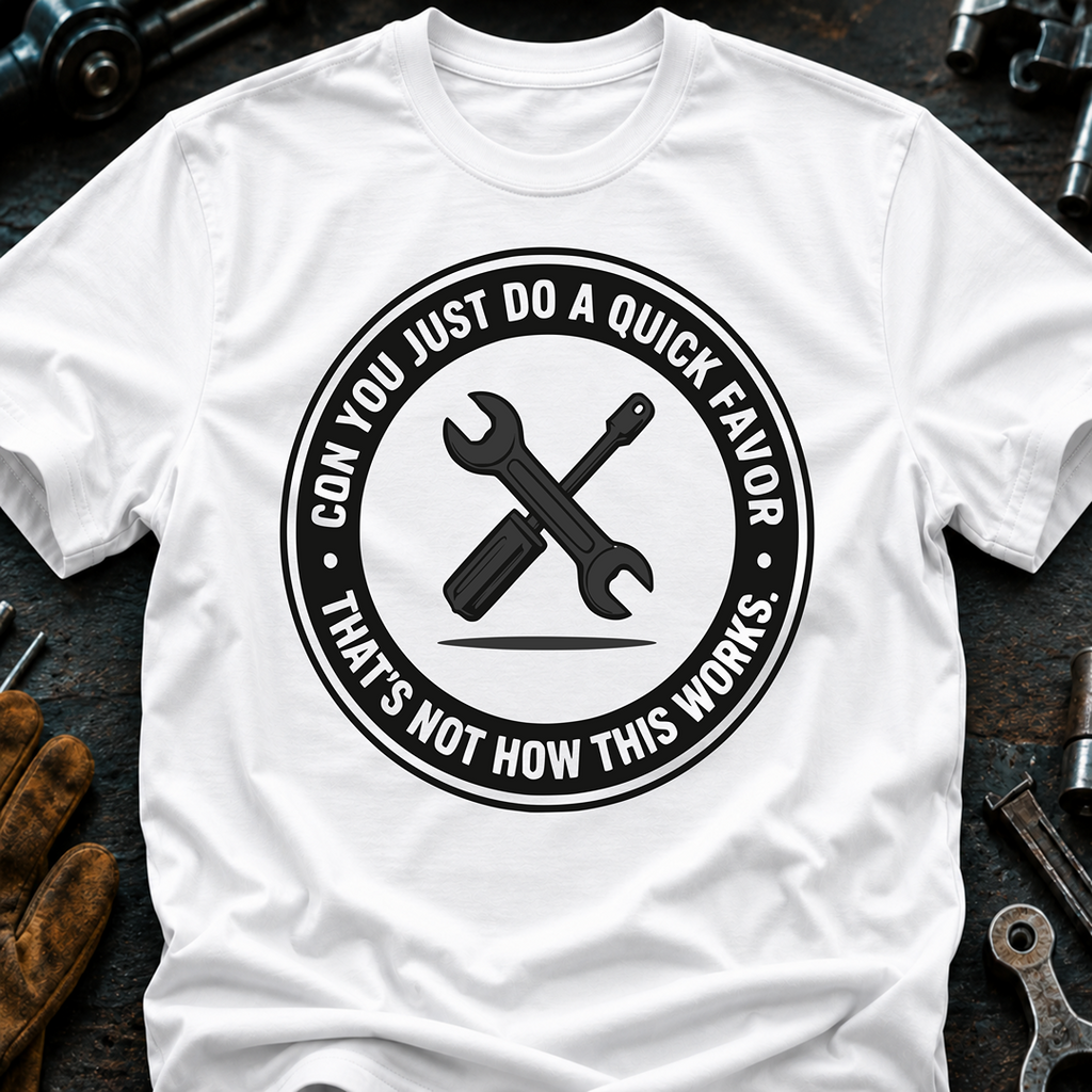Can You Just Do A Quick Favor T-Shirt