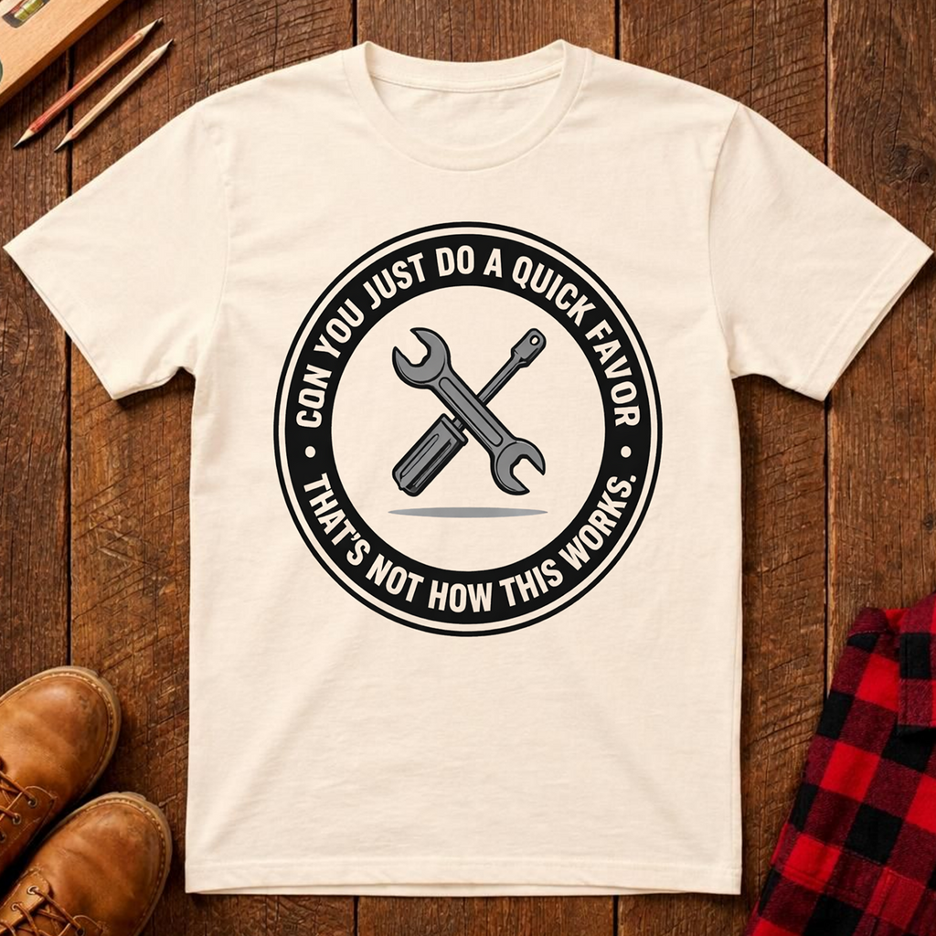 Can You Do A Quick Favor T-Shirt