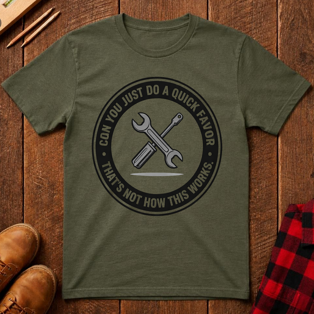 Can You Do A Quick Favor T-Shirt