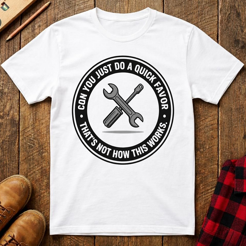 Can You Do A Quick Favor T-Shirt