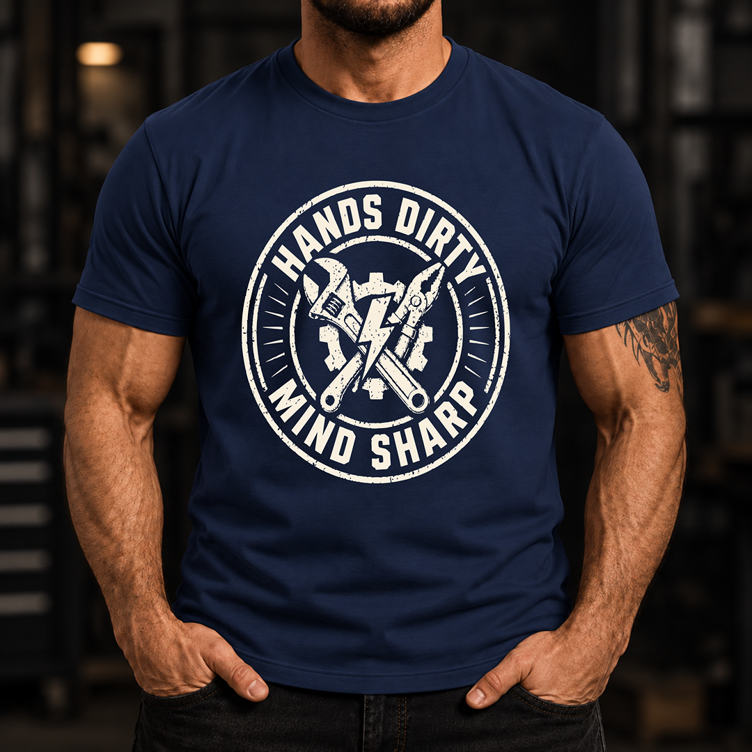 Hands Dirty Mind Sharp T-Shirt