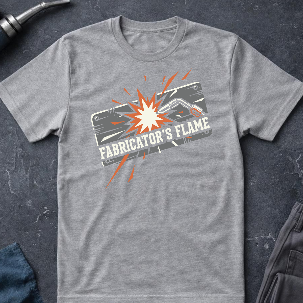 Fabricator's flame T-Shirt