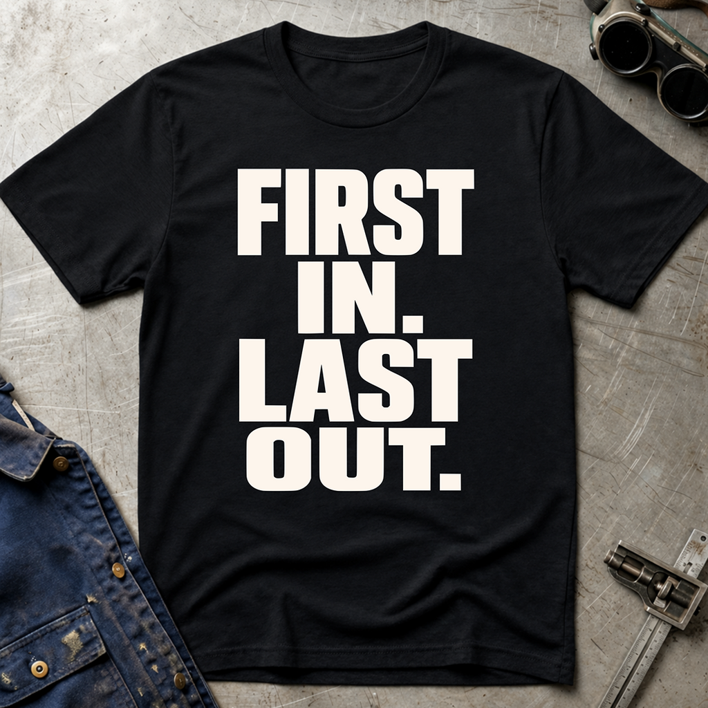 First In Last Out T-Shirt