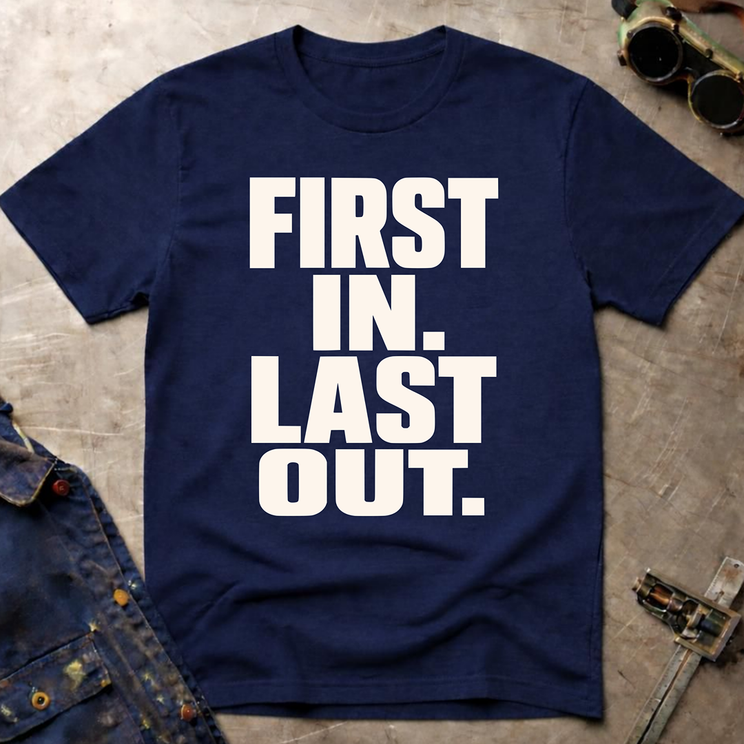 First In Last Out T-Shirt