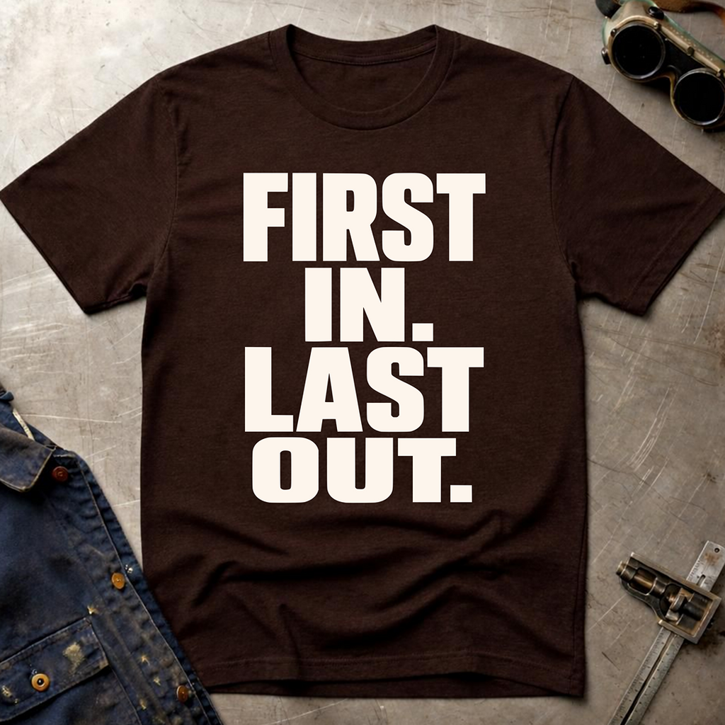 First In Last Out T-Shirt