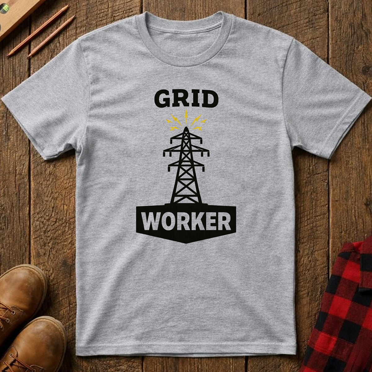 Grid Worker T-Shirt
