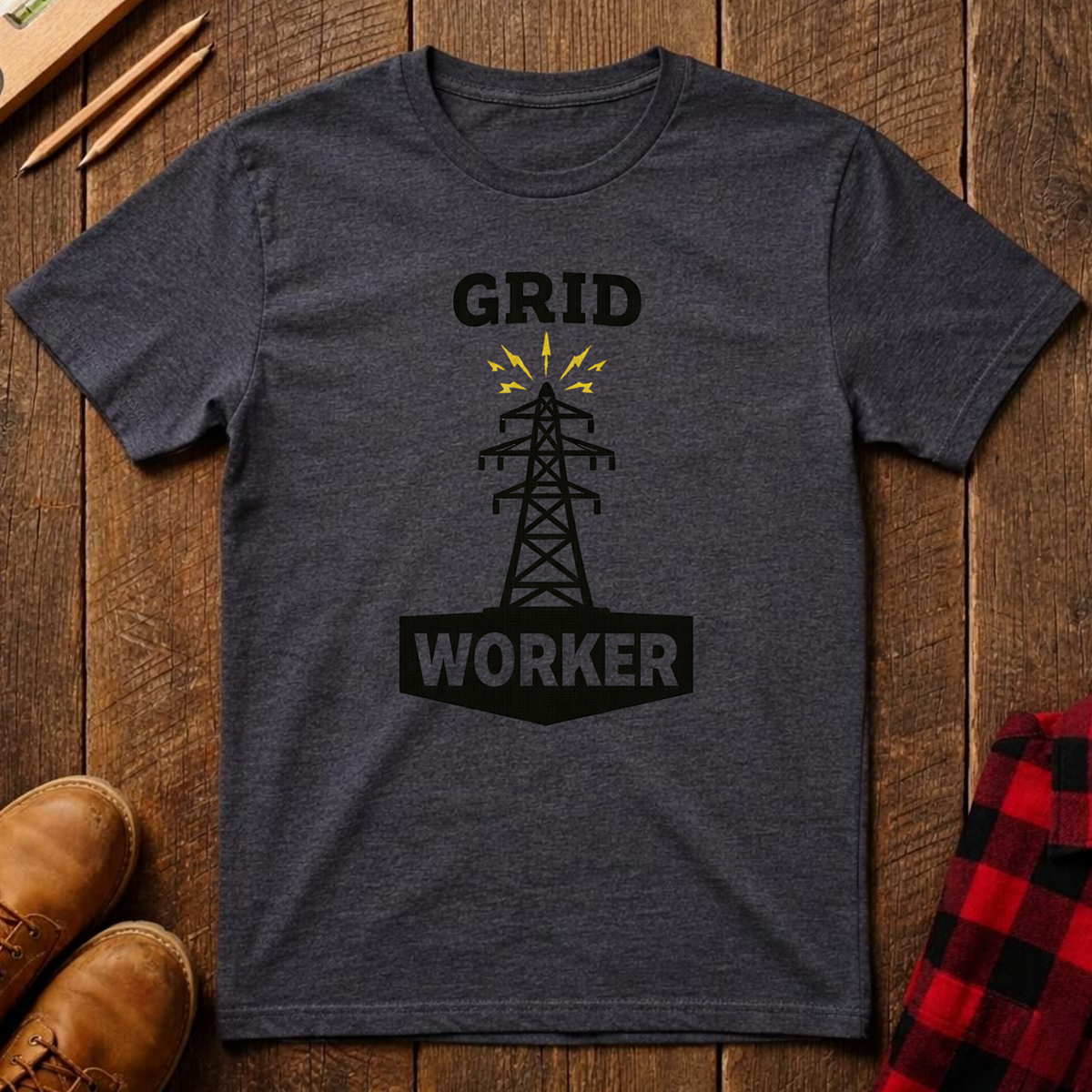 Grid Worker T-Shirt