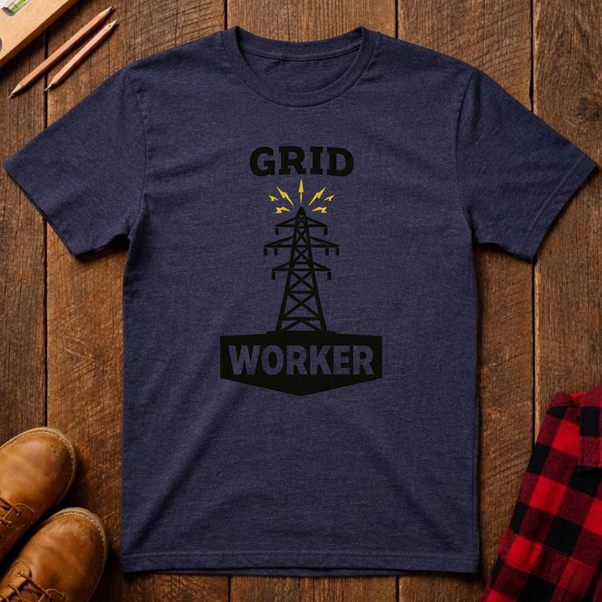 Grid Worker T-Shirt