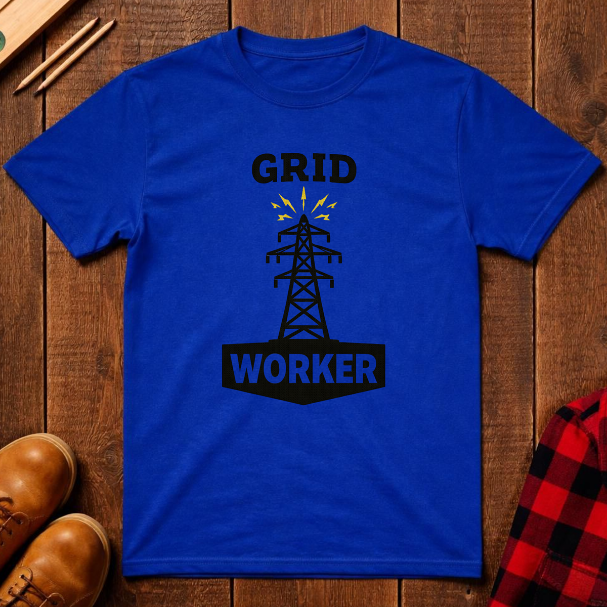 Grid Worker T-Shirt