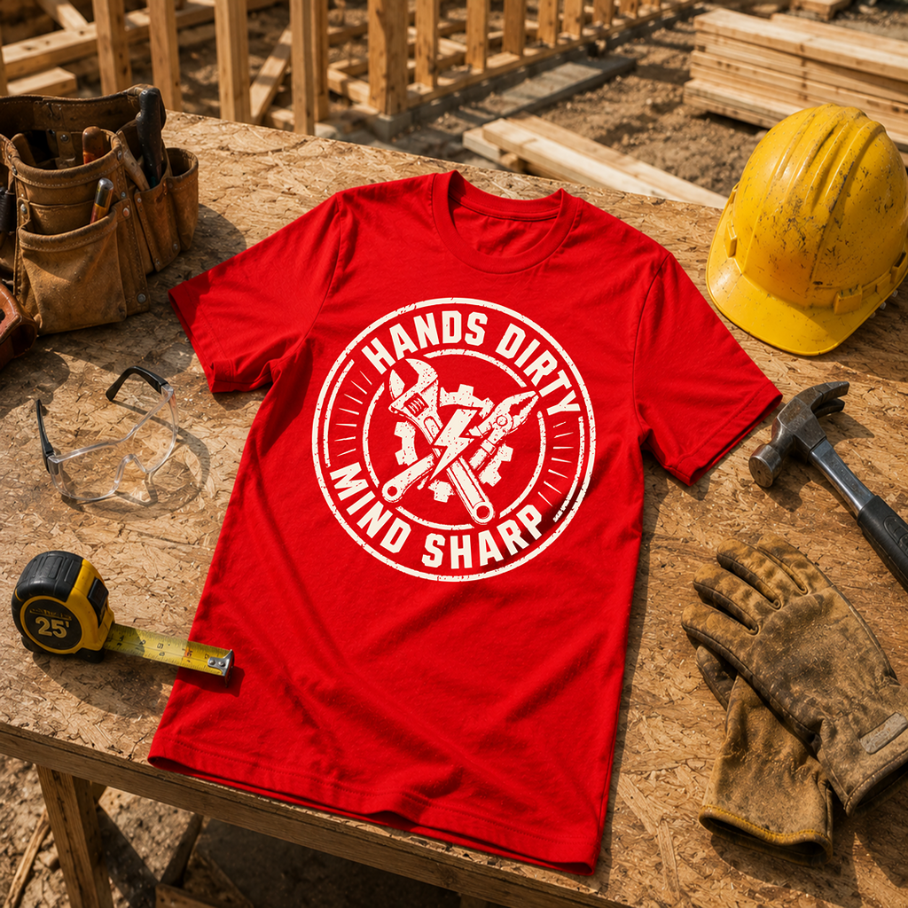 Hands Dirty Mind Sharp T-Shirt