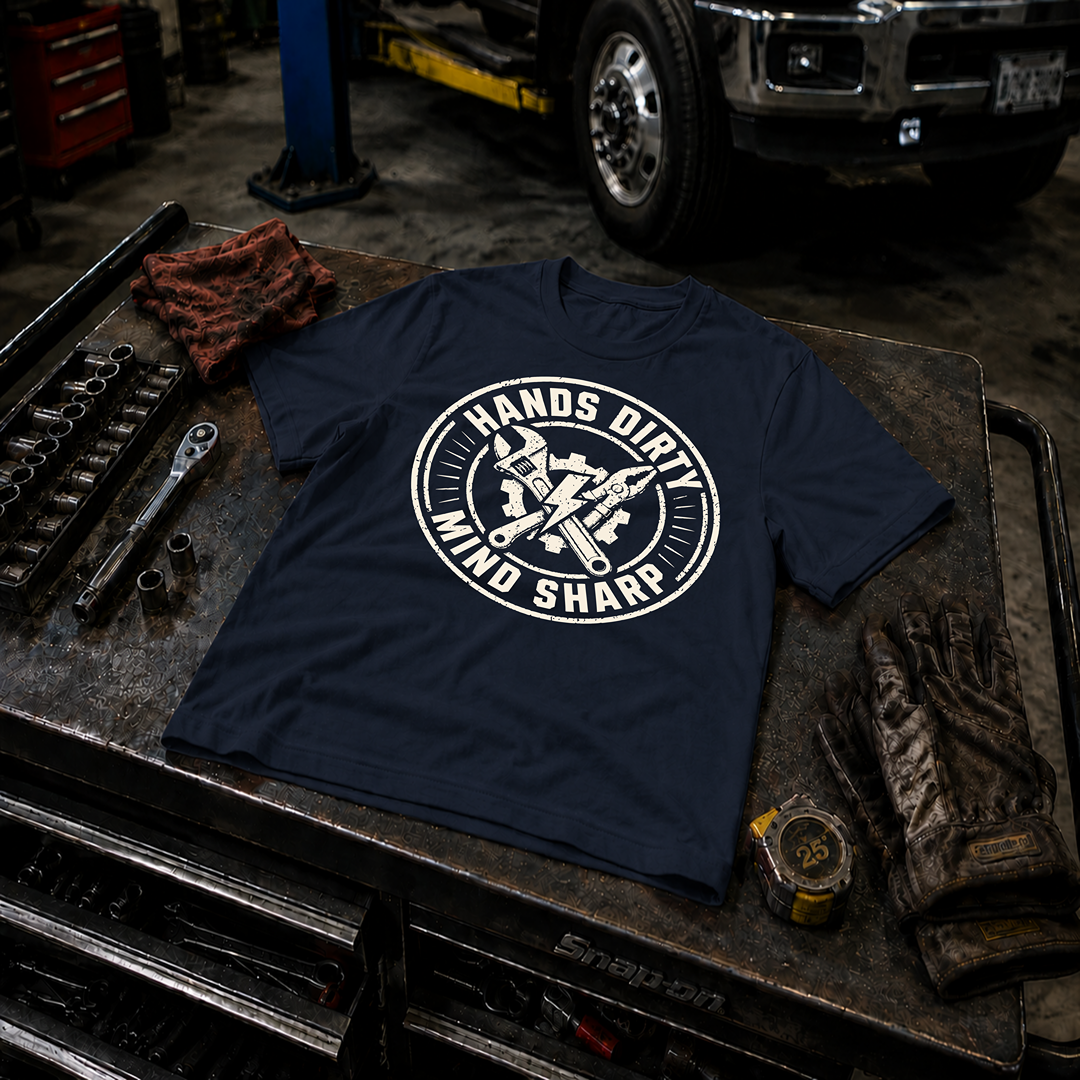 Hands Dirty Mind Sharp T-Shirt