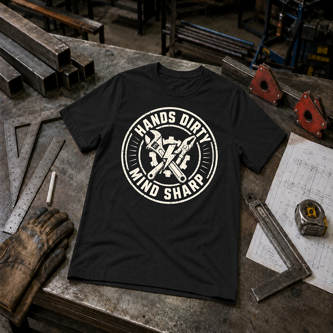 Hands Dirty Mind Sharp T-Shirt
