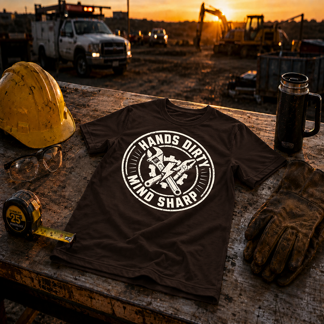 Hands Dirty Mind Sharp T-Shirt