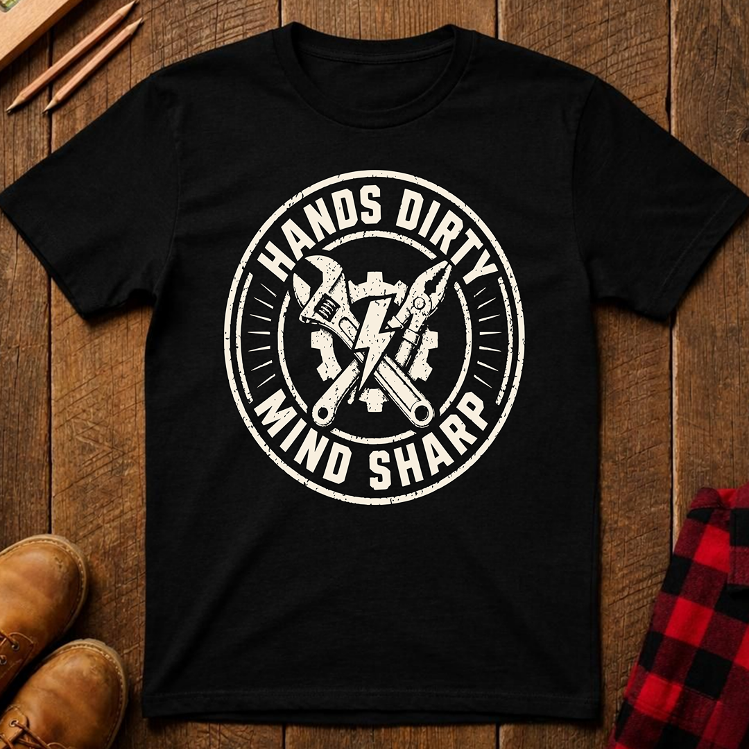 Hands Dirty Mind Sharp T-Shirt