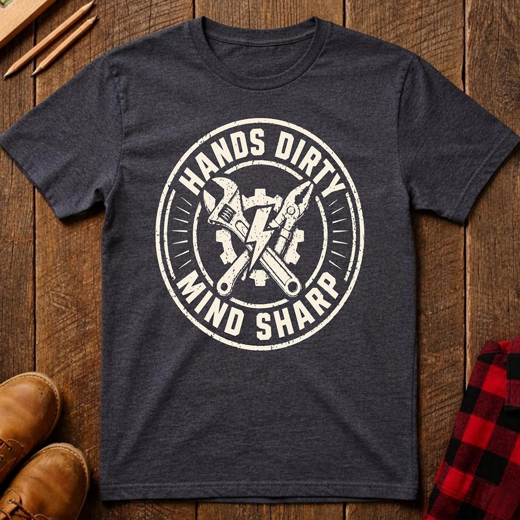 Hands Dirty Mind Sharp T-Shirt