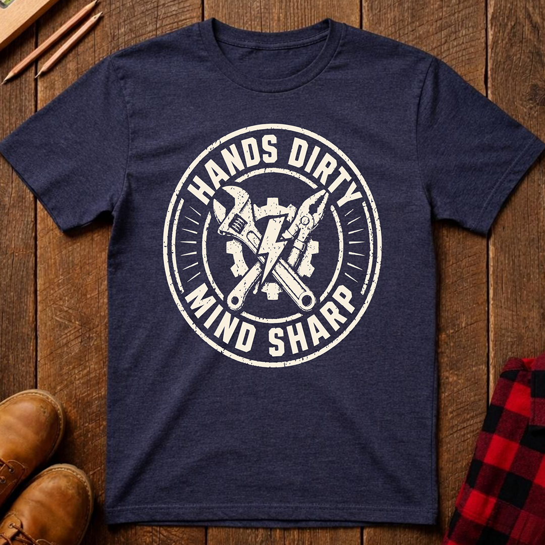 Hands Dirty Mind Sharp T-Shirt