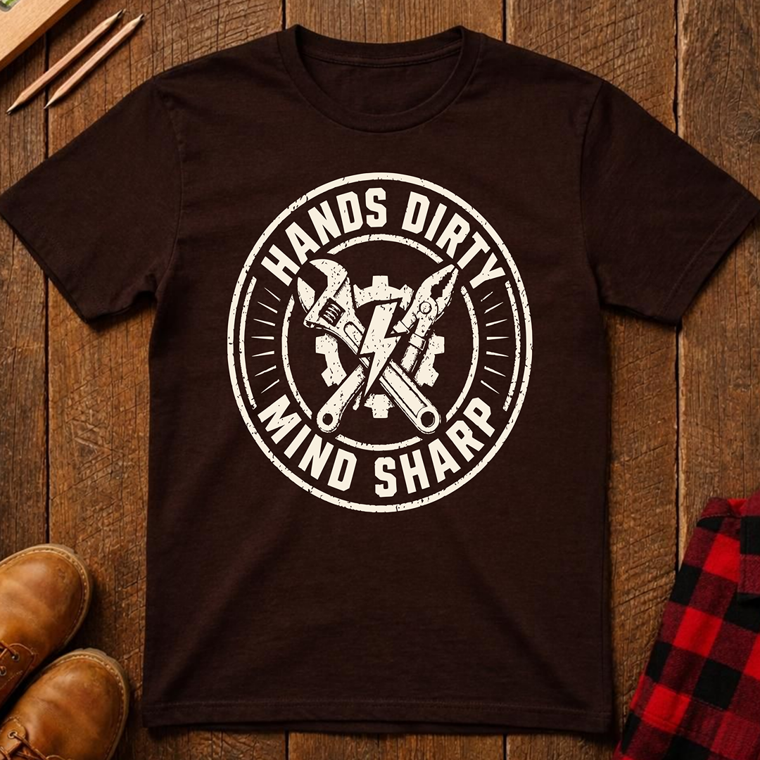 Hands Dirty Mind Sharp T-Shirt