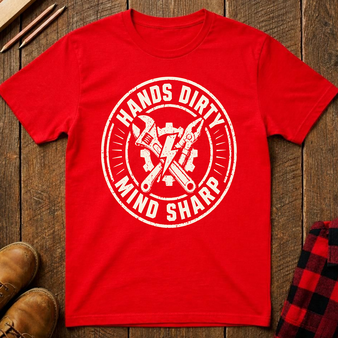 Hands Dirty Mind Sharp T-Shirt
