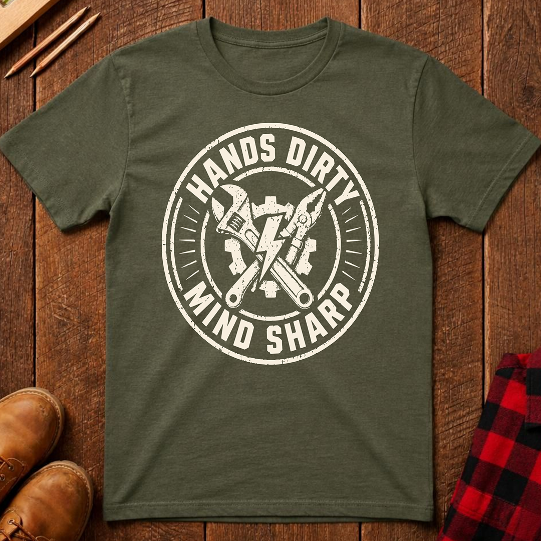 Hands Dirty Mind Sharp T-Shirt